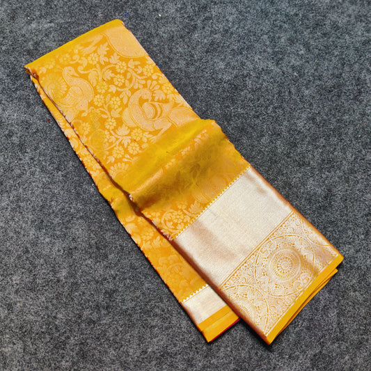 Kanchipure Handloom silk saree-KMP365