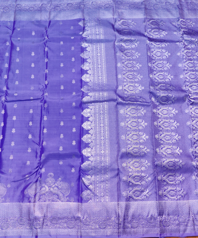 Kanchi Pure Lavender Saree - KPM898