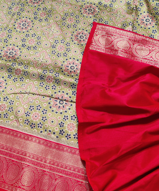Kalamkari Silk saree - KM04