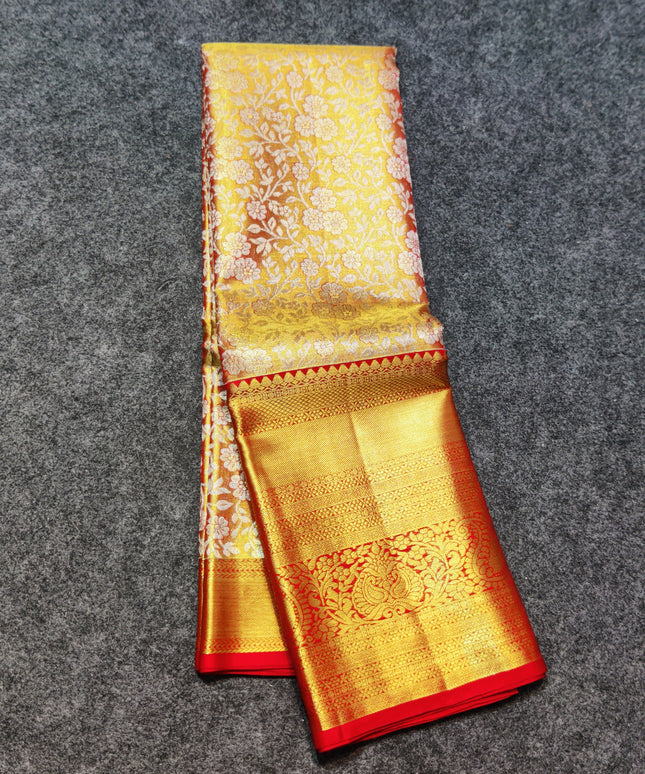 Kanchi Pattu Wedding Sarees @35% Off -KMP1371