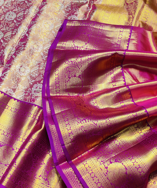 Kanchi Pattu Wedding Sarees @30% Off -KMP1365