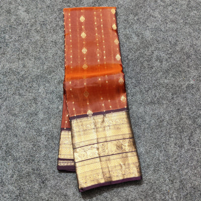 Kanchi Vintage border pattu - KMP72