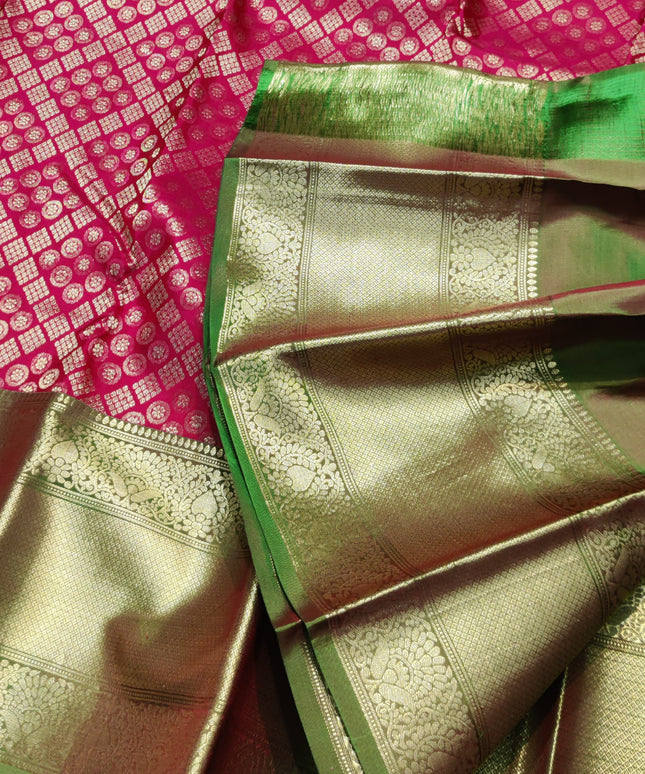 Kanchi pure bridal silk saree - KMP1501
