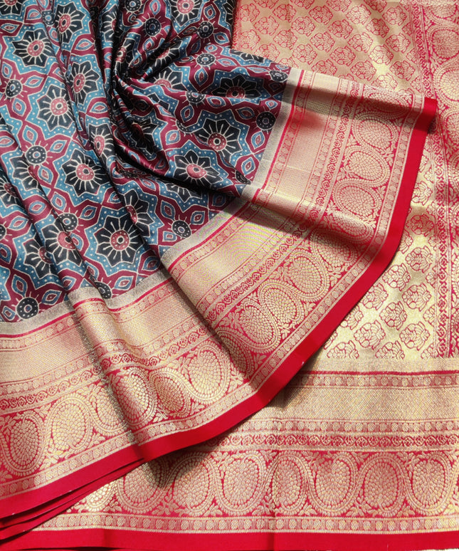 Kalamkari Silk saree - KM02
