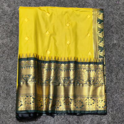 Gadwal Semi Silk Saree - GSM03