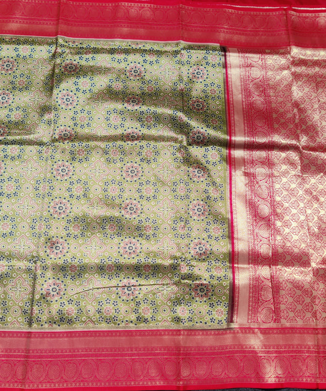 Kalamkari Silk saree - KM04