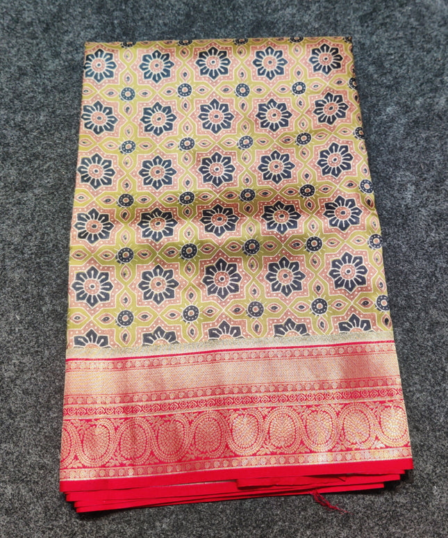 Kalamkari Silk saree - KM01