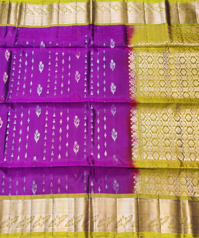 Meenakari lightweight pattu Saree - KMP1720