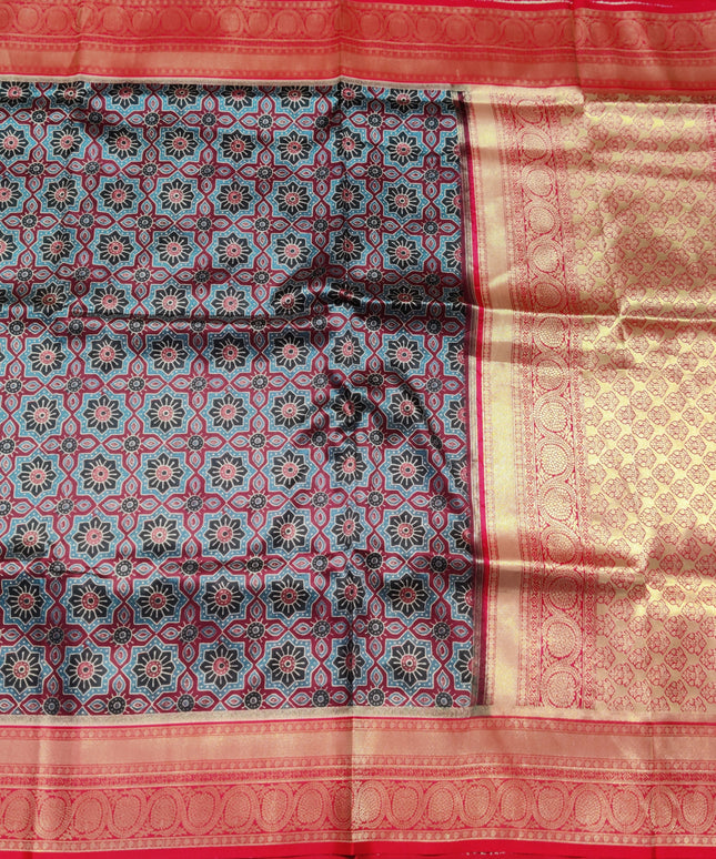 Kalamkari Silk saree - KM02