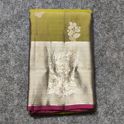 Lightweight pattu Scurt Border Saree - LWP412