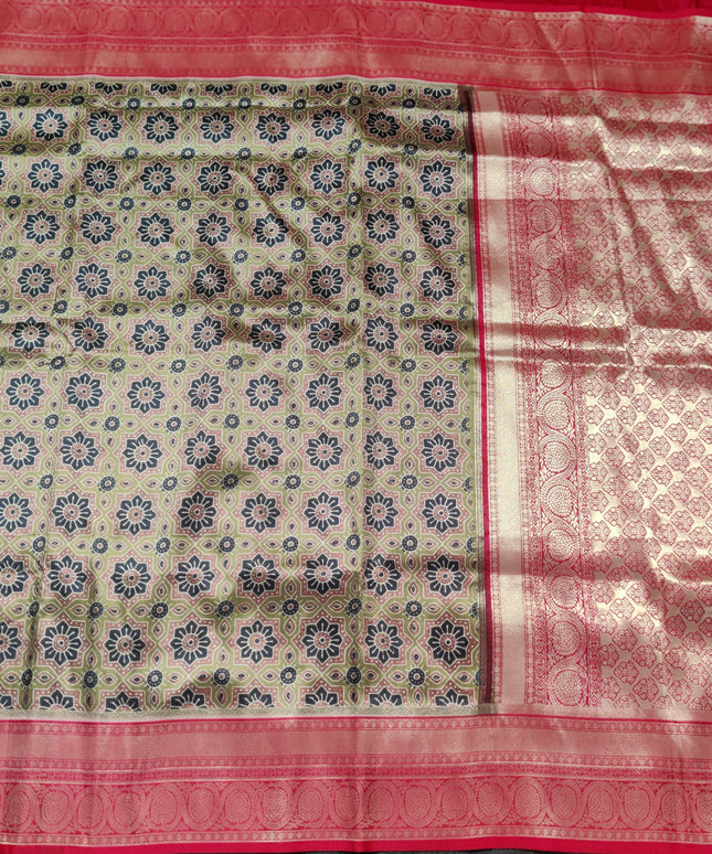 Kalamkari Silk saree - KM01