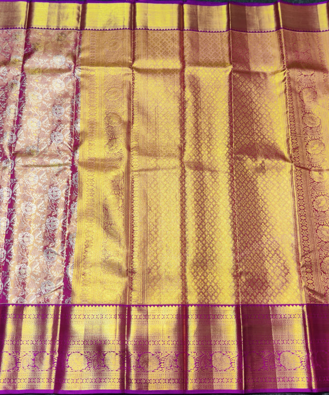 Kanchi Pattu Wedding Sarees @30% Off -KMP1365
