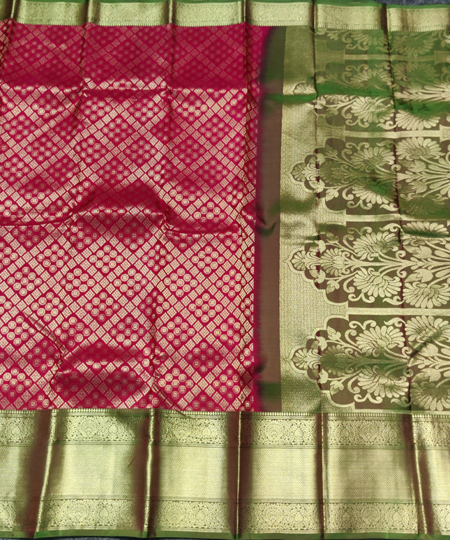 Kanchi pure bridal silk saree - KMP1501