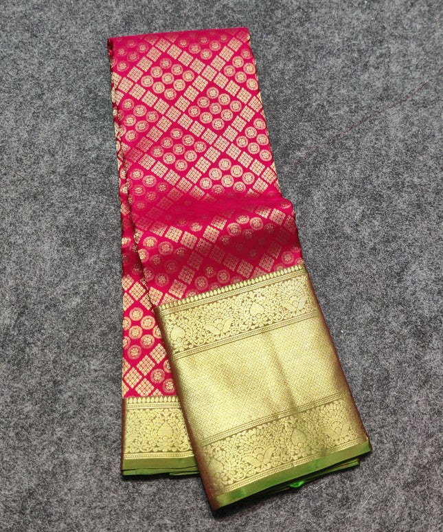 Kanchi pure bridal silk saree - KMP1501