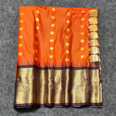 Gadwal Semi Silk Saree - GSM01