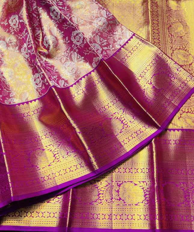 Kanchi Pattu Wedding Sarees @30% Off -KMP1365