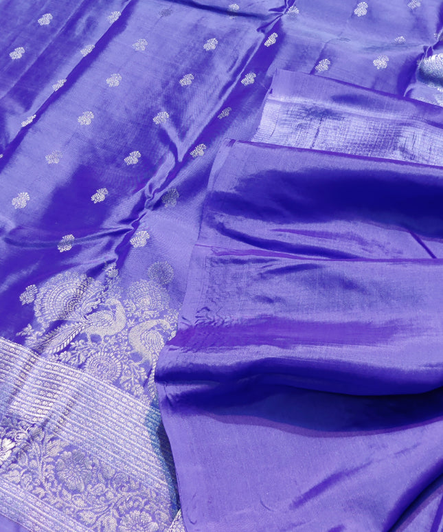 Kanchi Pure Lavender Saree - KPM898