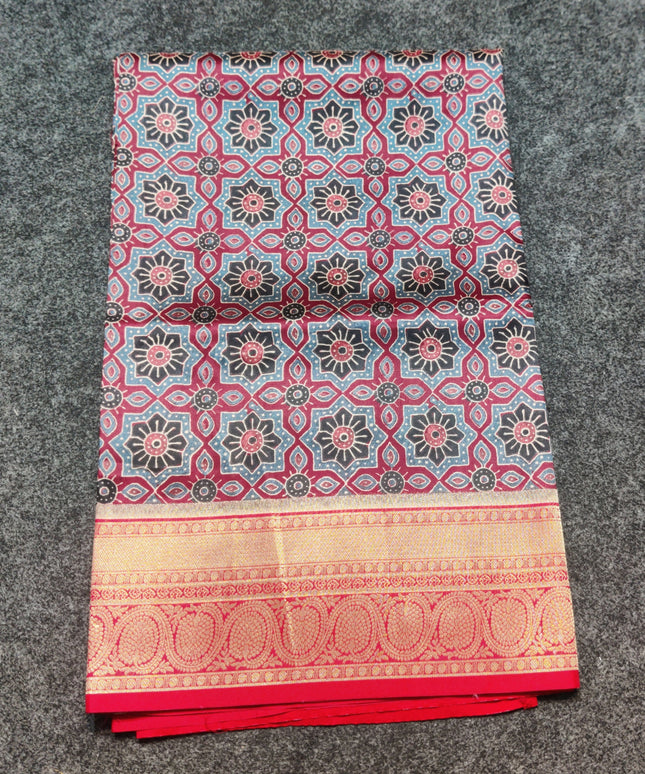 Kalamkari Silk saree - KM02
