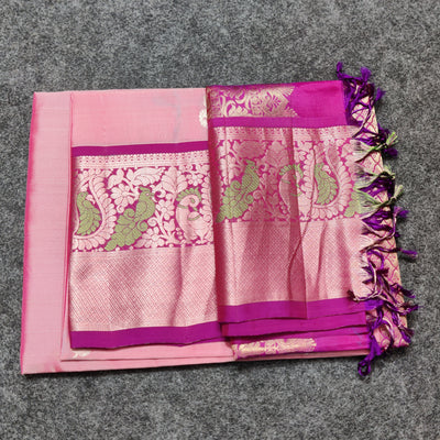 Meenakari kanchi lightweight pattu Saree - KMP136