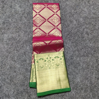 Kanchi pure Bridal wear saree @40% Off - KMP2010