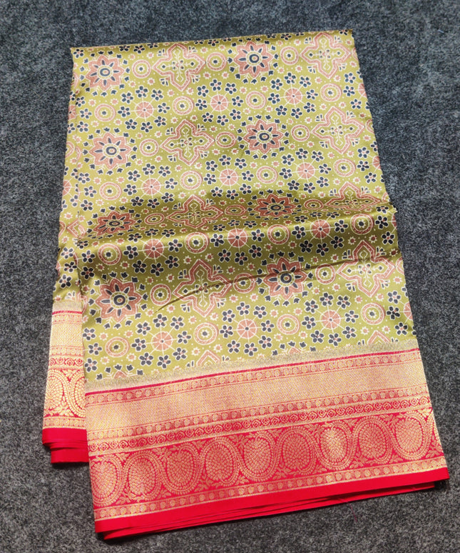 Kalamkari Silk saree - KM04