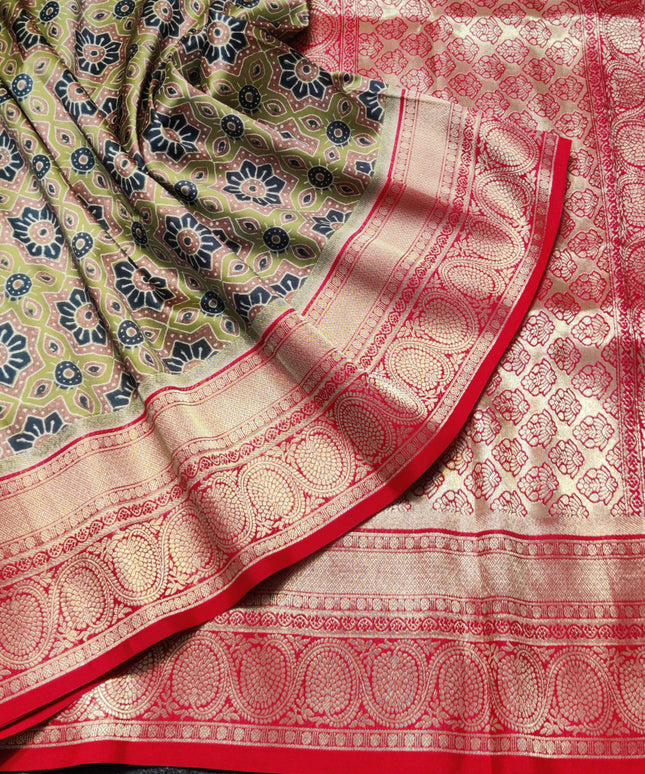 Kalamkari Silk saree - KM01