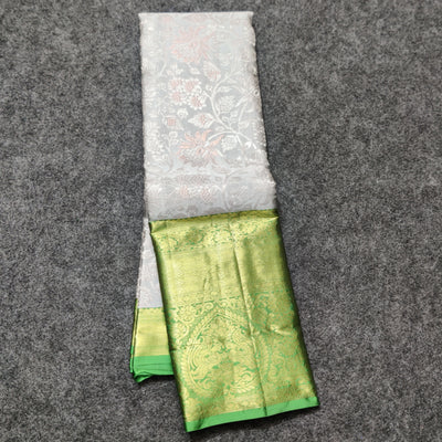 Kanchi pattu half fine bridal wear saree HF03