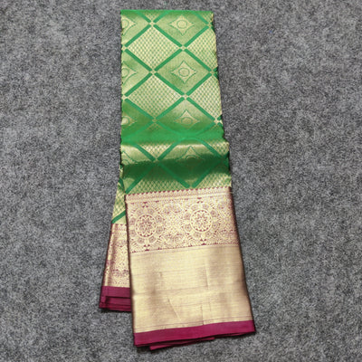 Kanchi pure Bridal wear saree @40% Off - KMP2009