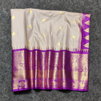 Gadwal Semi Silk Saree - GSM02