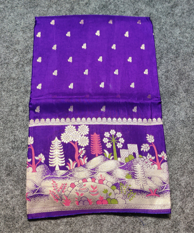 Mashru Silk Saree- MS35