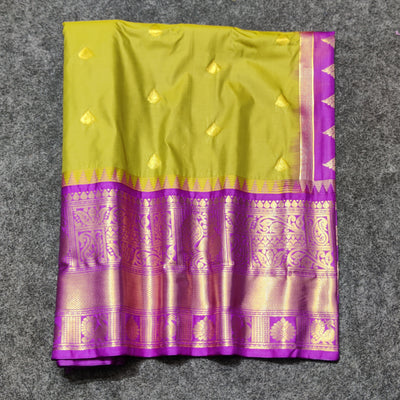 Gadwal Semi Silk Saree - GSM06