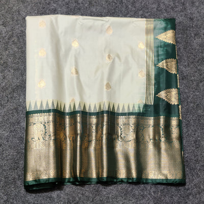 Gadwal Semi Silk Saree - GSM10