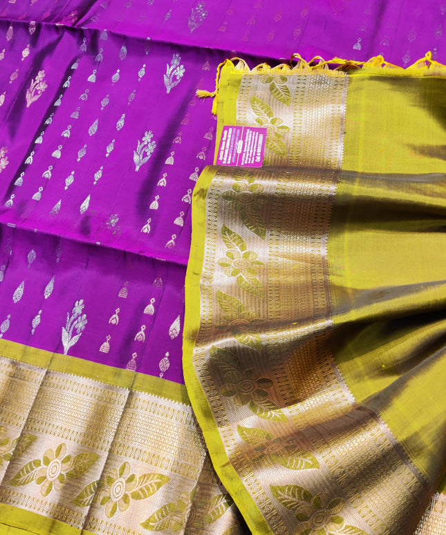 Meenakari lightweight pattu Saree - KMP1720