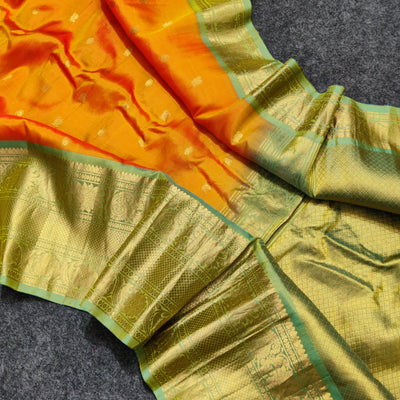 Gadwal Handloom pure silk- GPS03