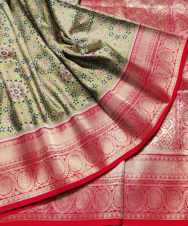 Kalamkari Silk saree - KM04