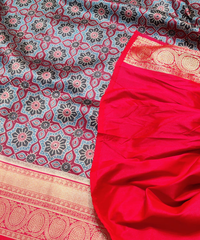 Kalamkari Silk saree - KM02