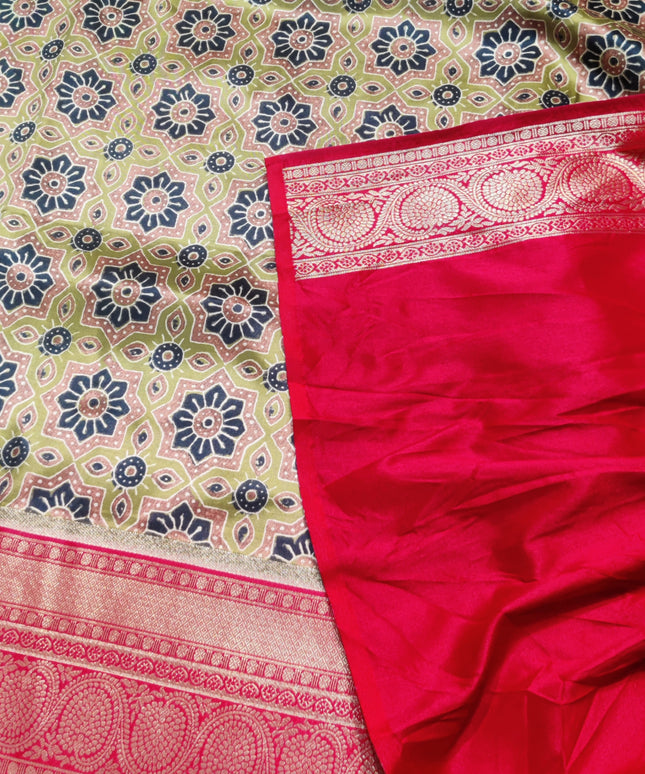 Kalamkari Silk saree - KM01