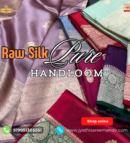 Collection image for: Pure Handloom Raw Silk