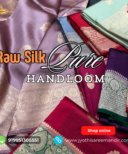 Collection image for: Pure Handloom Raw Silk