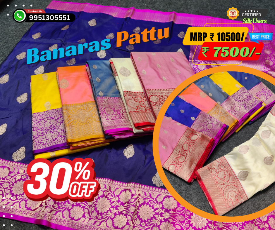 Banaras Pure Silk Sarees