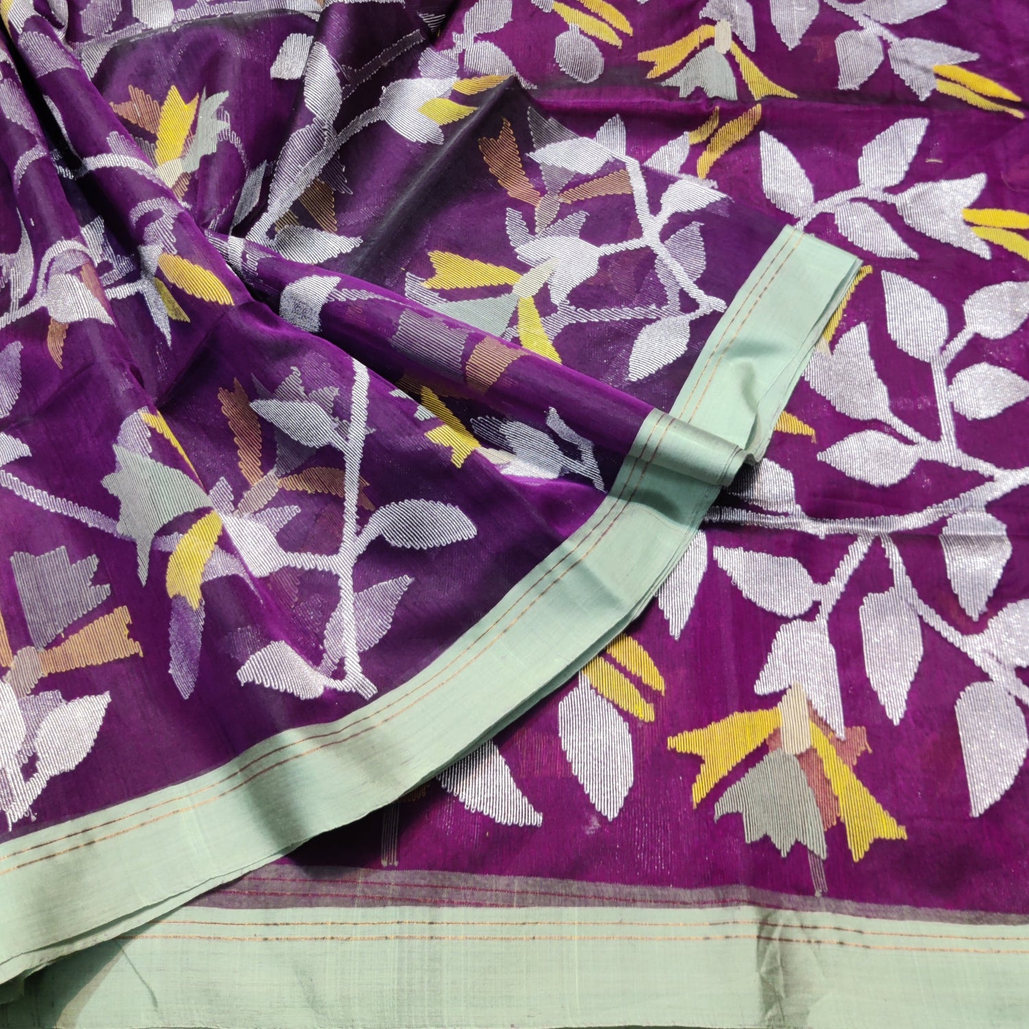 Jamdani Pure Handloom Silk