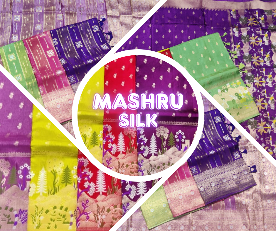 Mashru Silk Sarees