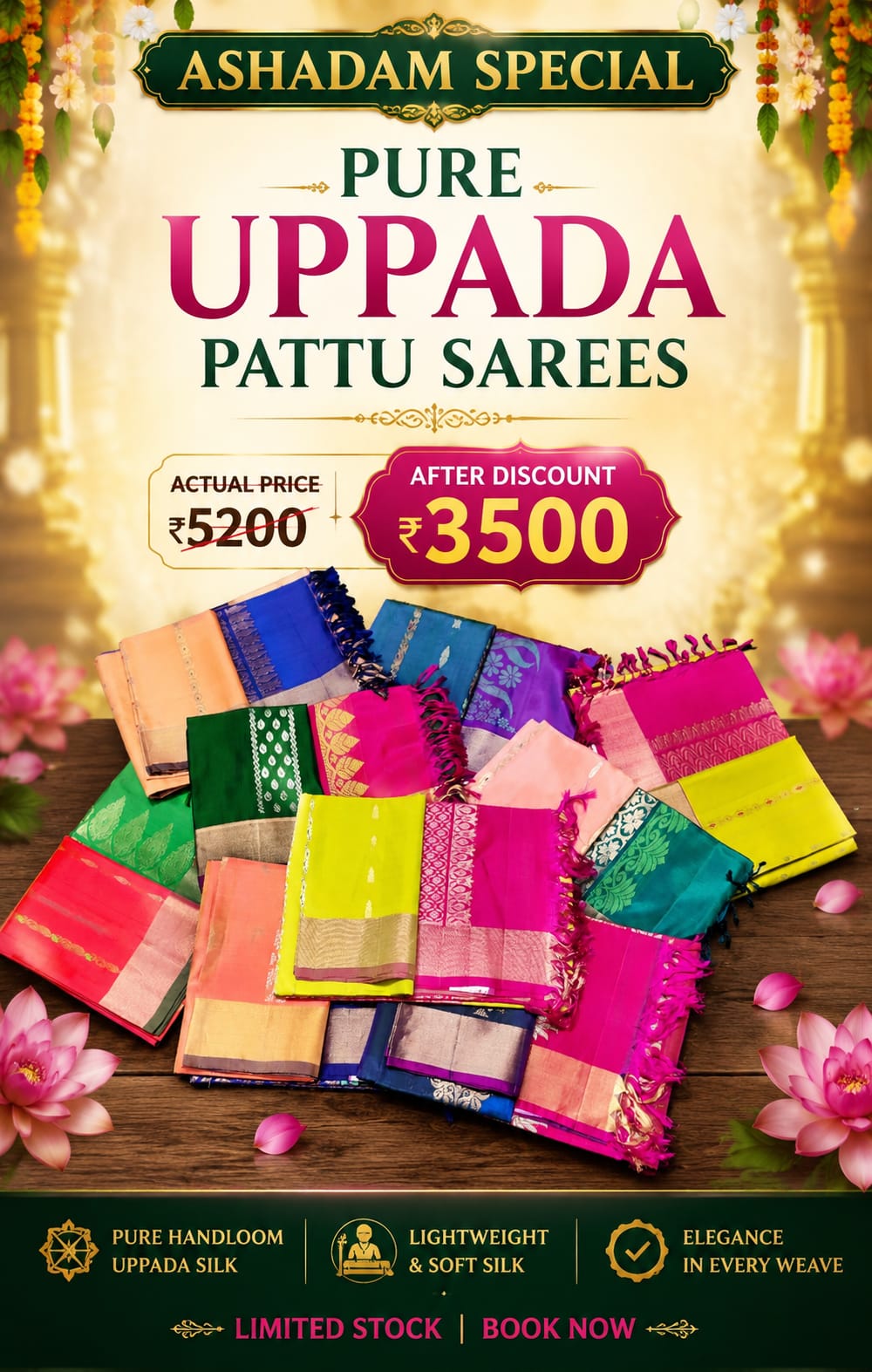Uppada Light Weight Pattu