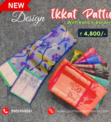 Collection image for: Ikkat Pattu Silk Saree