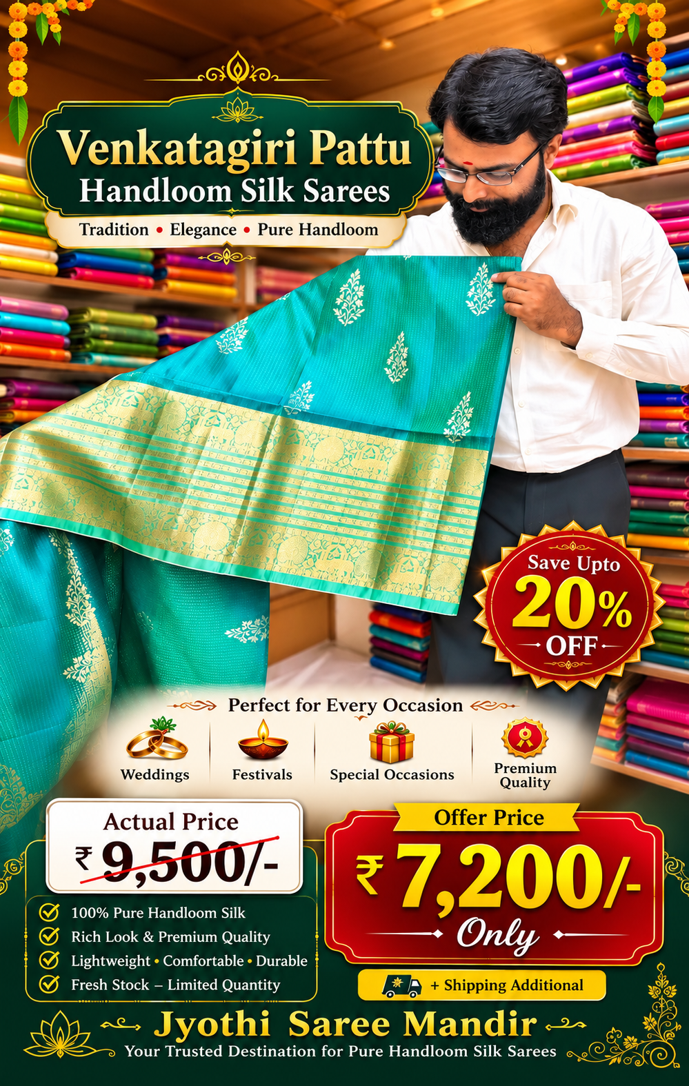 Venkatagiri Pattu Sarees