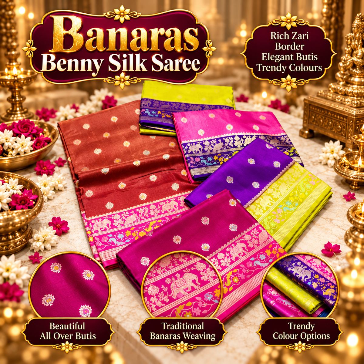 Banaras Benny silk saree