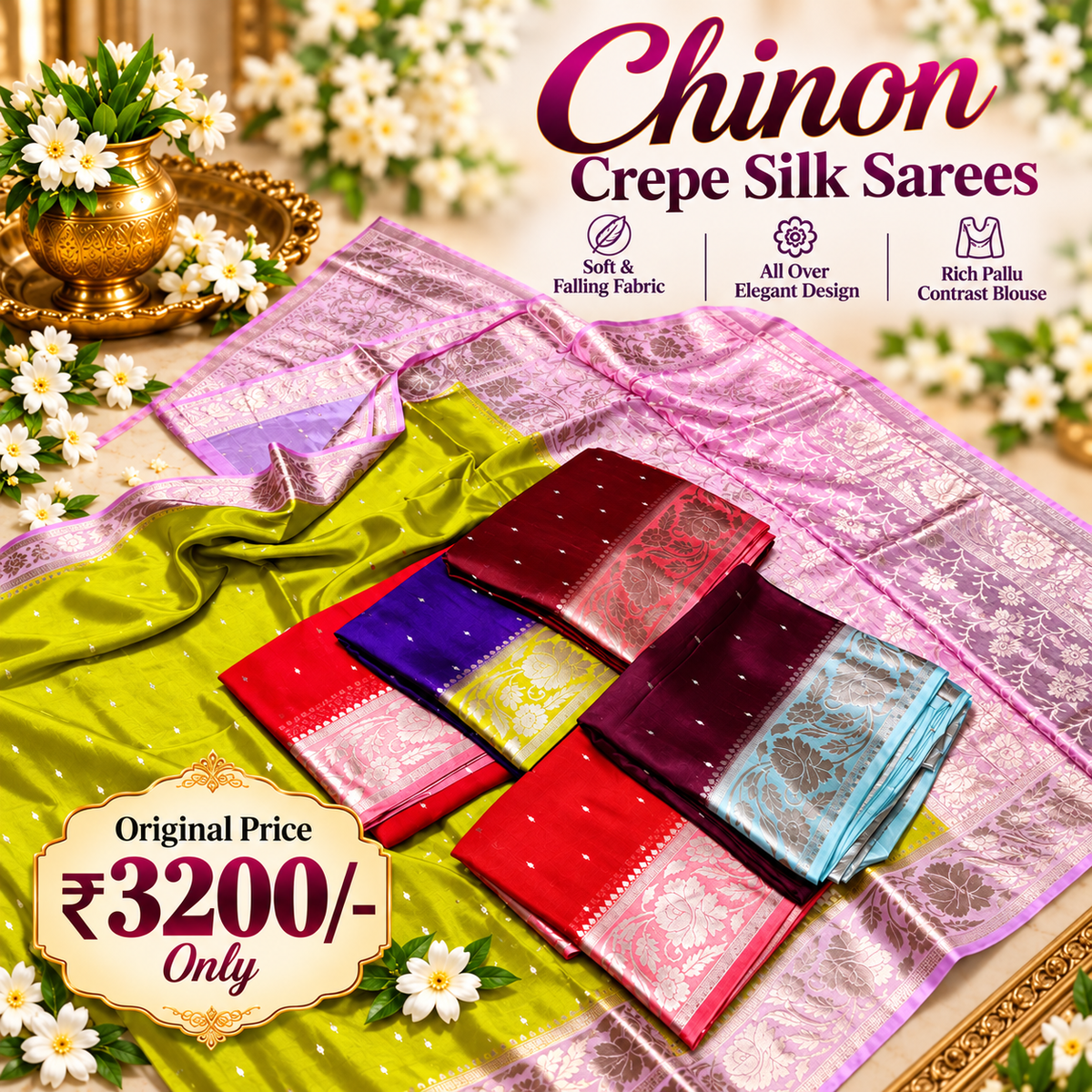 Chinon  crepe silk collection