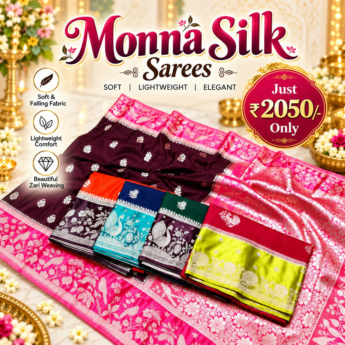 Mona silk collection