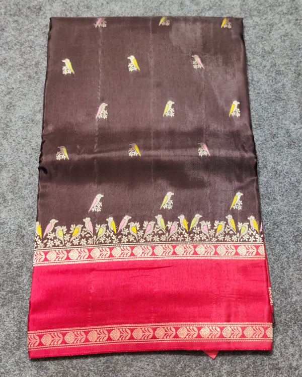 Green mango silk saree -GM08