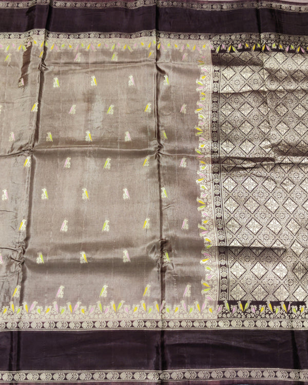 Green mango silk saree -GM04 alternate view